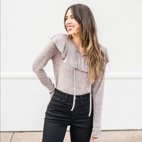 Ruffle sweater Pink - Picture 2 of 5